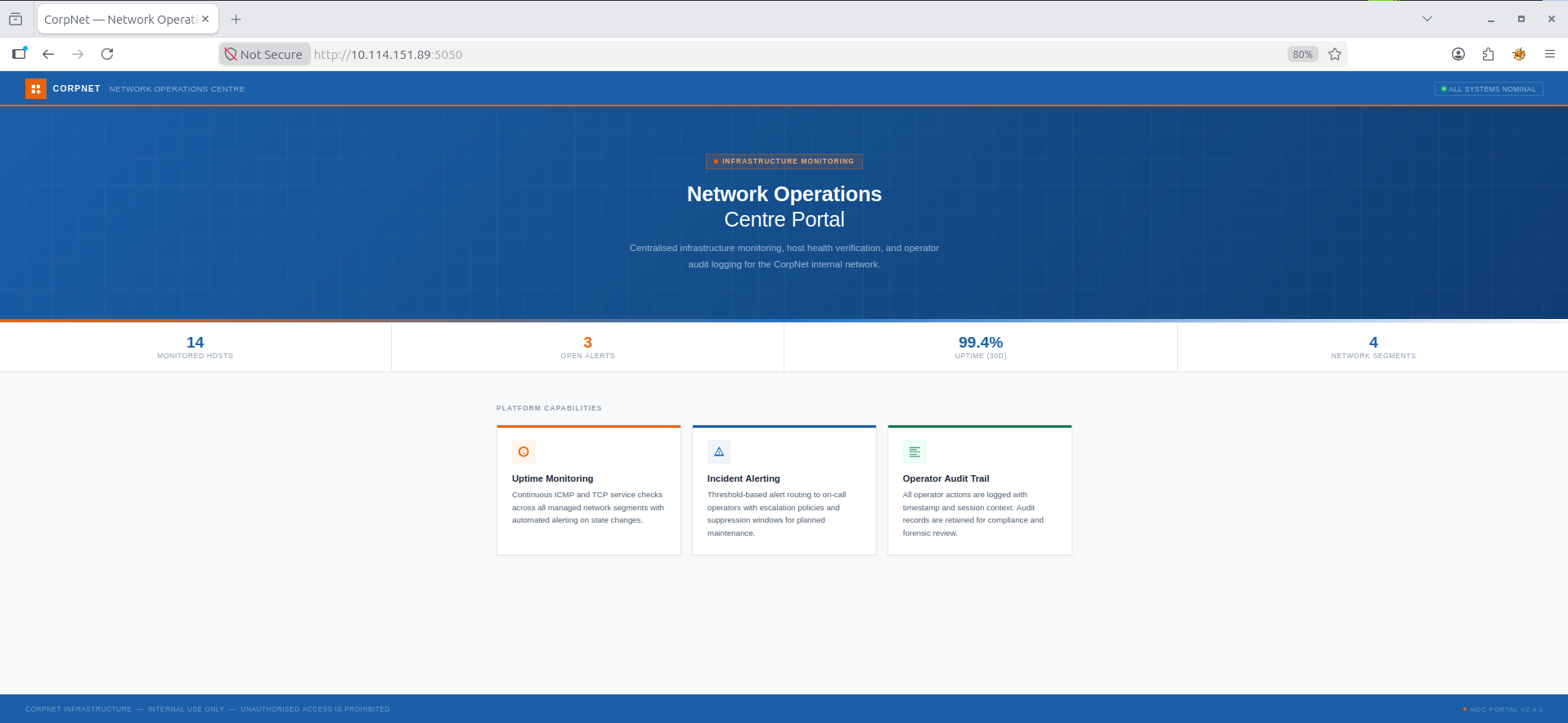 Tryhackme-Noc-Portal